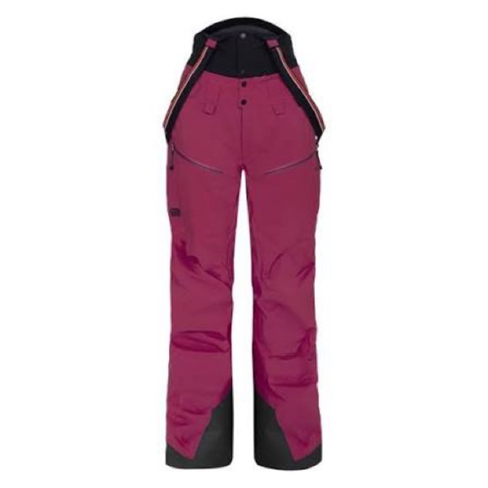 NEW 2025 Women's BIB snowboard ski pants BEC DE ROSSES  EGGPLANT goretex sze M